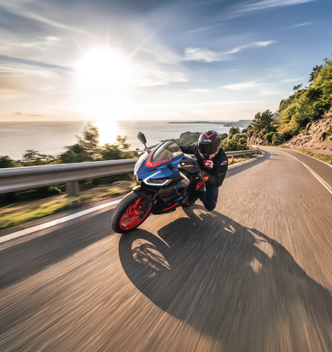 Aprilia RS 457 en pista