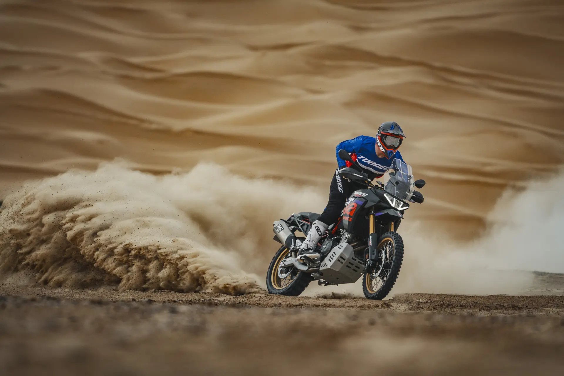 Aprilia Tuareg 660 Rally en pista