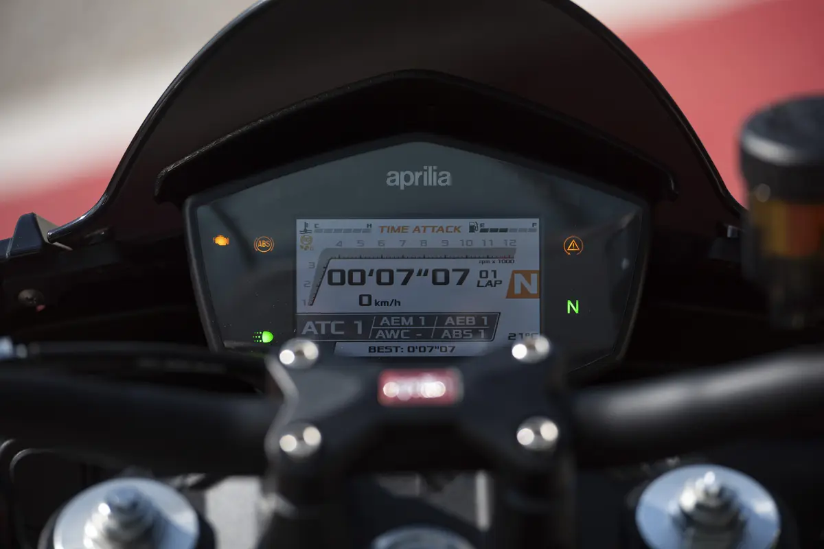 Ergonomía de Aprilia Tuono 660